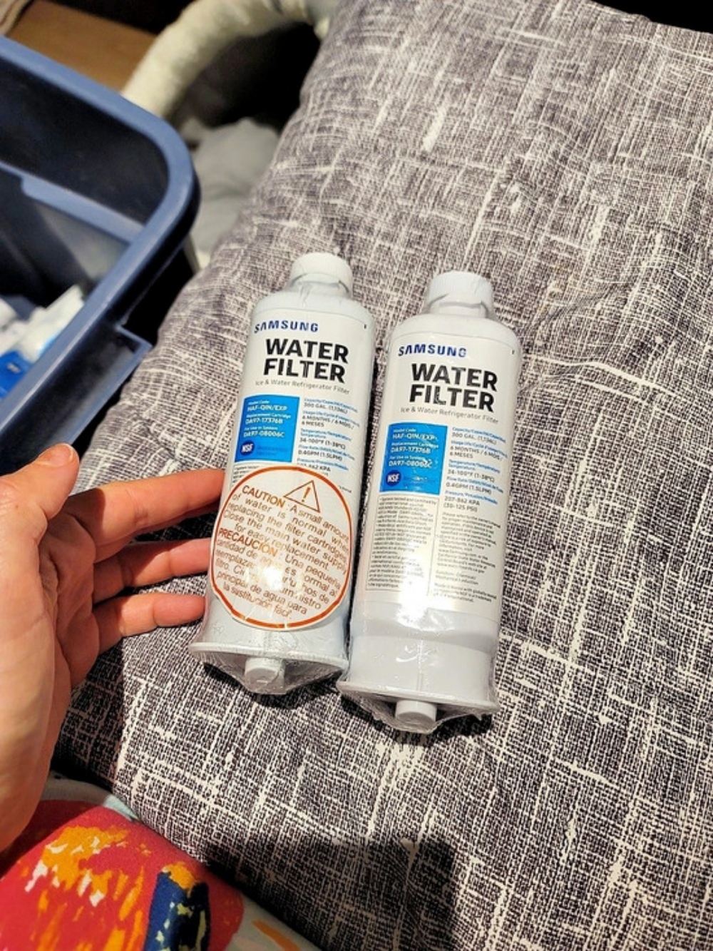 2 For 1 - Samsung HAF-QIN Refrigerator Water Filter White (2pack)